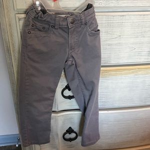 Boys gray Levi jeans. Size 4 regular